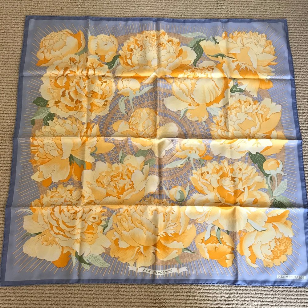 Hermes Silk Scarf